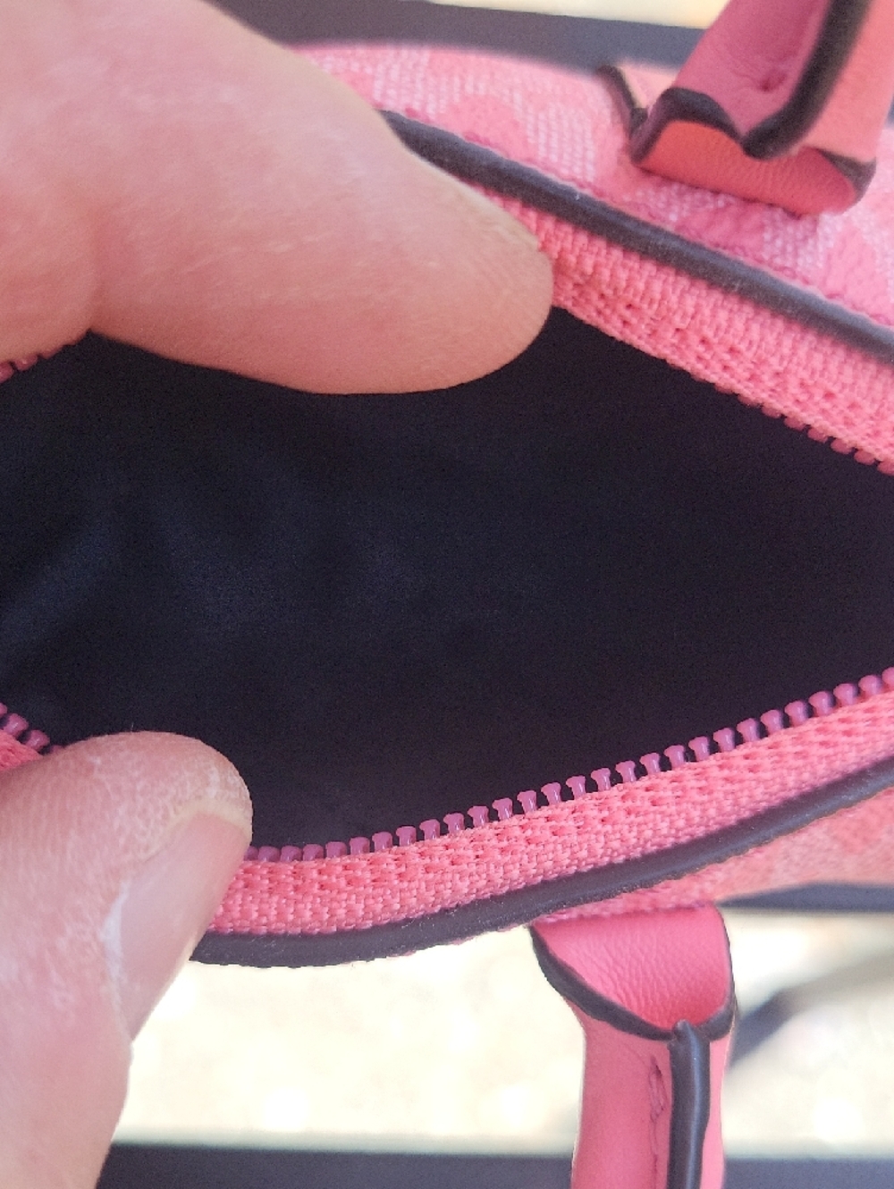 Michael Kors Coral Pink Mini Barrel Satchel - Picture 8 of 12